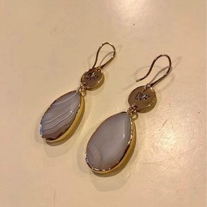 DVF Gold Plated Gem Earrings